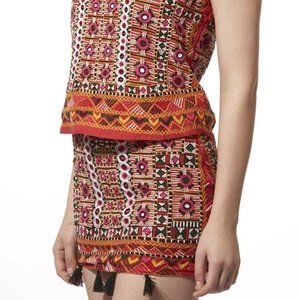 NEW Embroidered Pia Pauro mini skirt